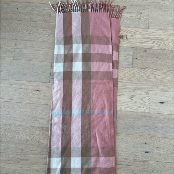 Burberry Accessories - Burberry Soft Pink Cashmere Scarf